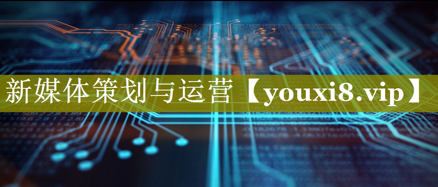 <strong>新媒体策划与运营</strong>