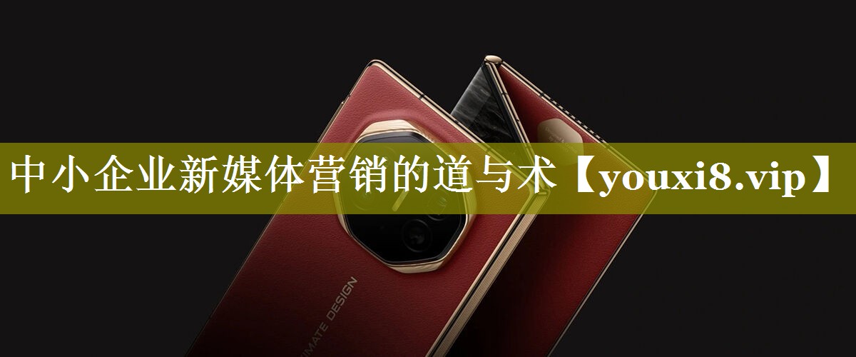 中小企业新媒体营销的道与术